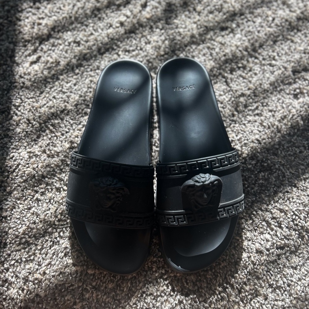 Versace Black Sandals